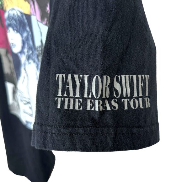 Taylor Swift 2023 The Era's Tour Black colorful short sleeve T-shirt EUC Size XS - Picture 4 of 8
